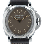 Panerai Luminor Brown Dial Stainless Steel 47mm Manual Wind Men's Watch PAM00663