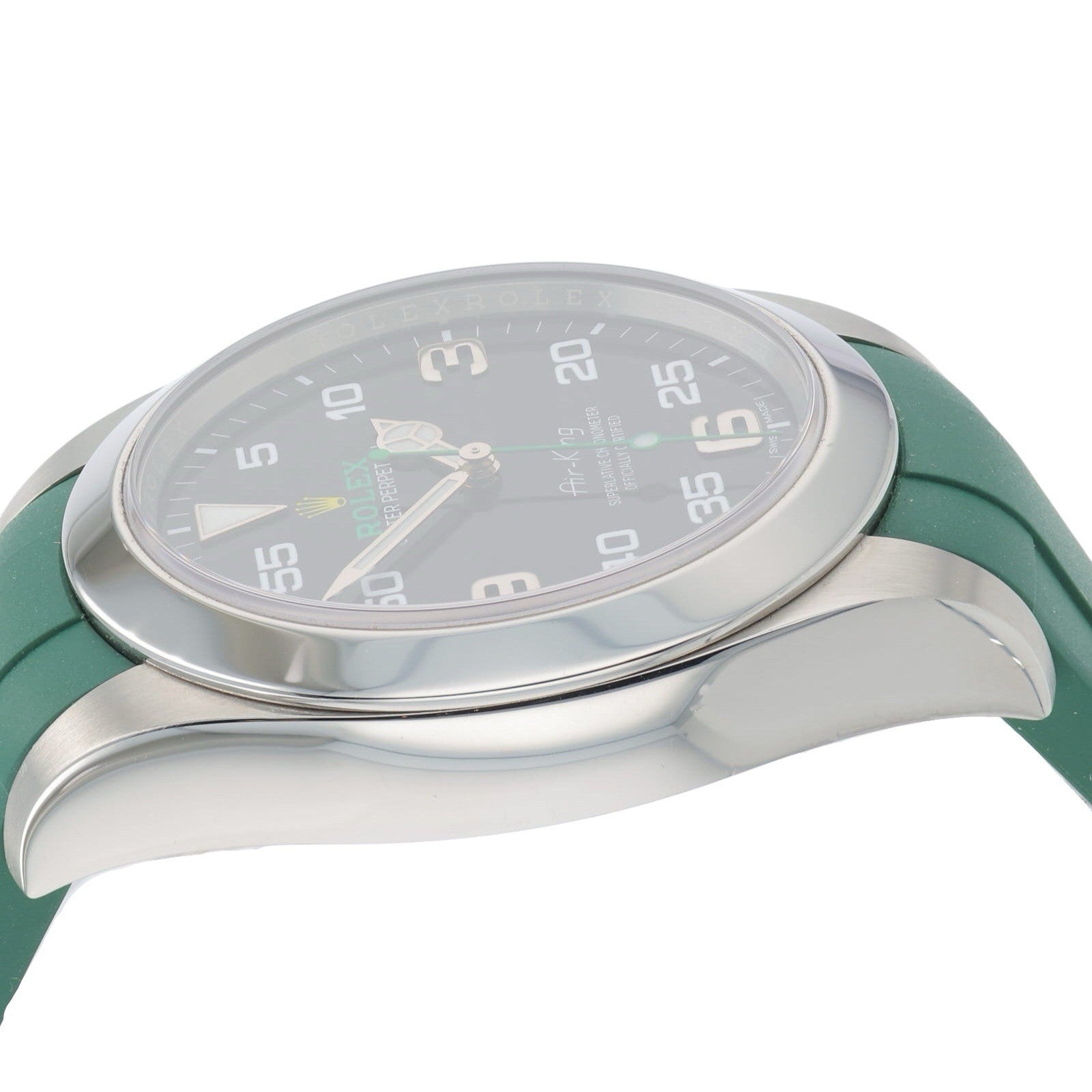 Rolex Air King Stainless Steel Black Dial 40mm Automatic Men’s Watch 116900 B&P