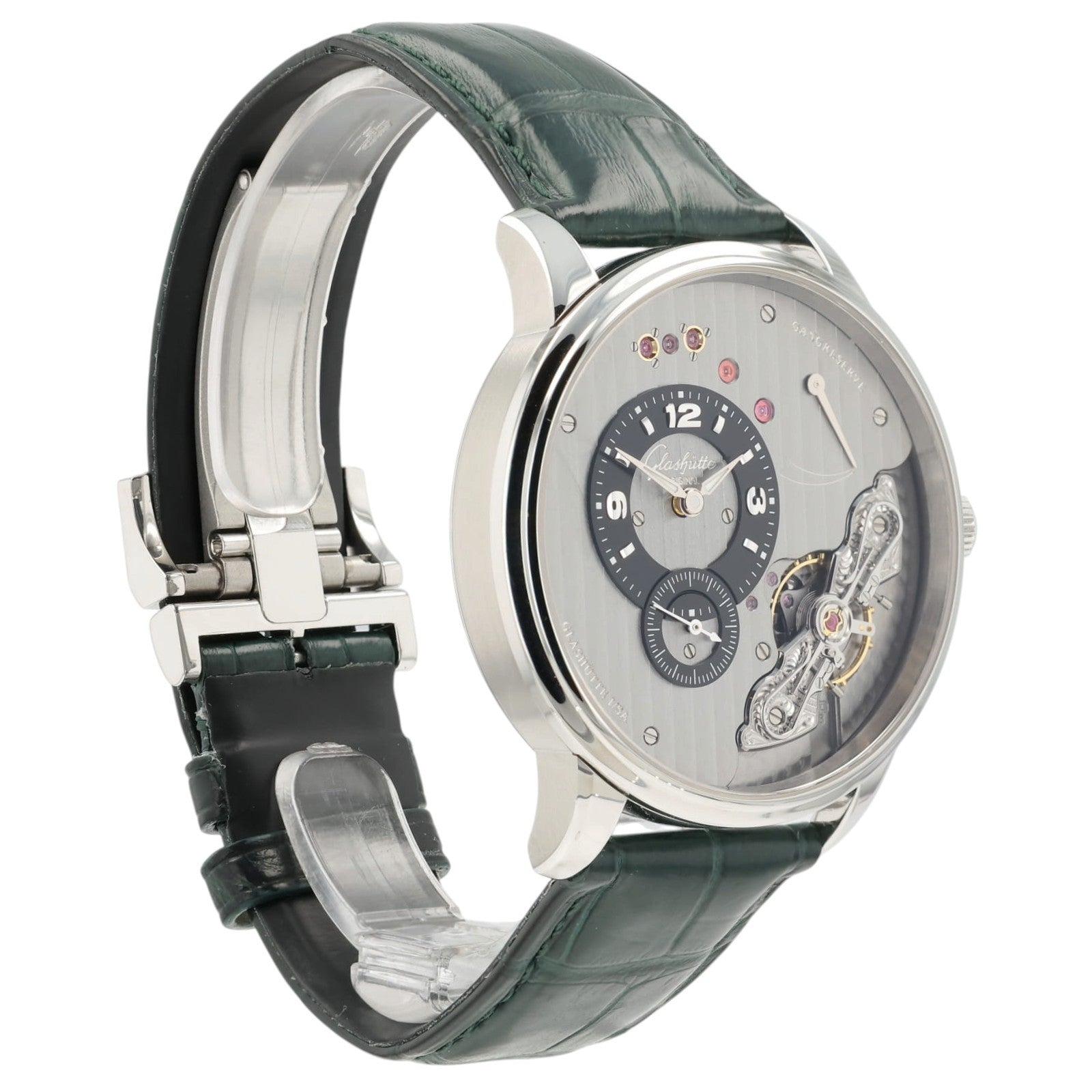 Gashutte Original PanoInverse Gray dial Steel 42mm Manual Wind 1-66-06-04-22-05