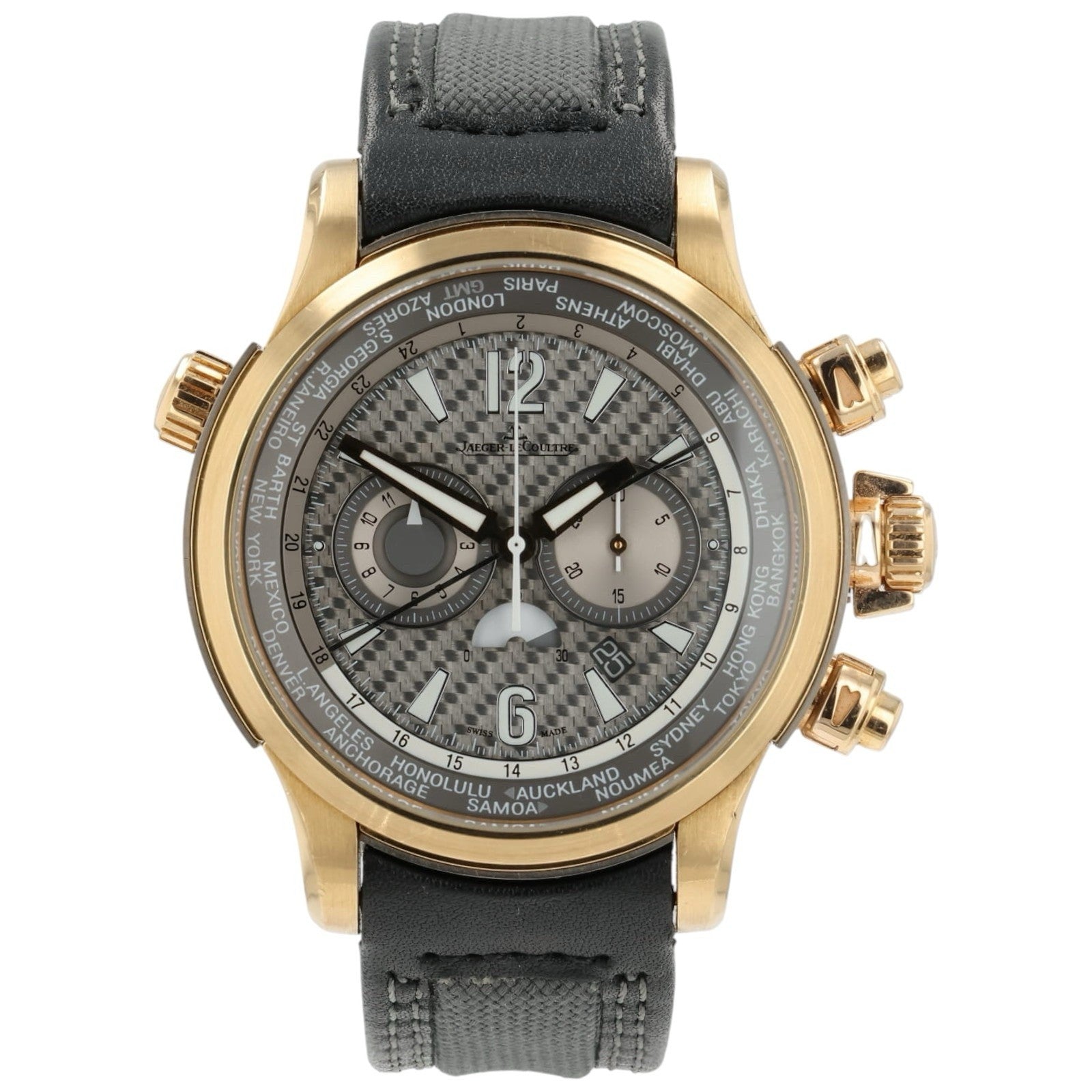 Jaeger LeCoultre Master Compressor Extreme Gray Dial 18k Rose Gold 46mm 150.2.22