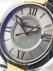 Chopard Imperiale Gold & Steel Mother Of Pearl Dial 36mm Quartz Watch 8532