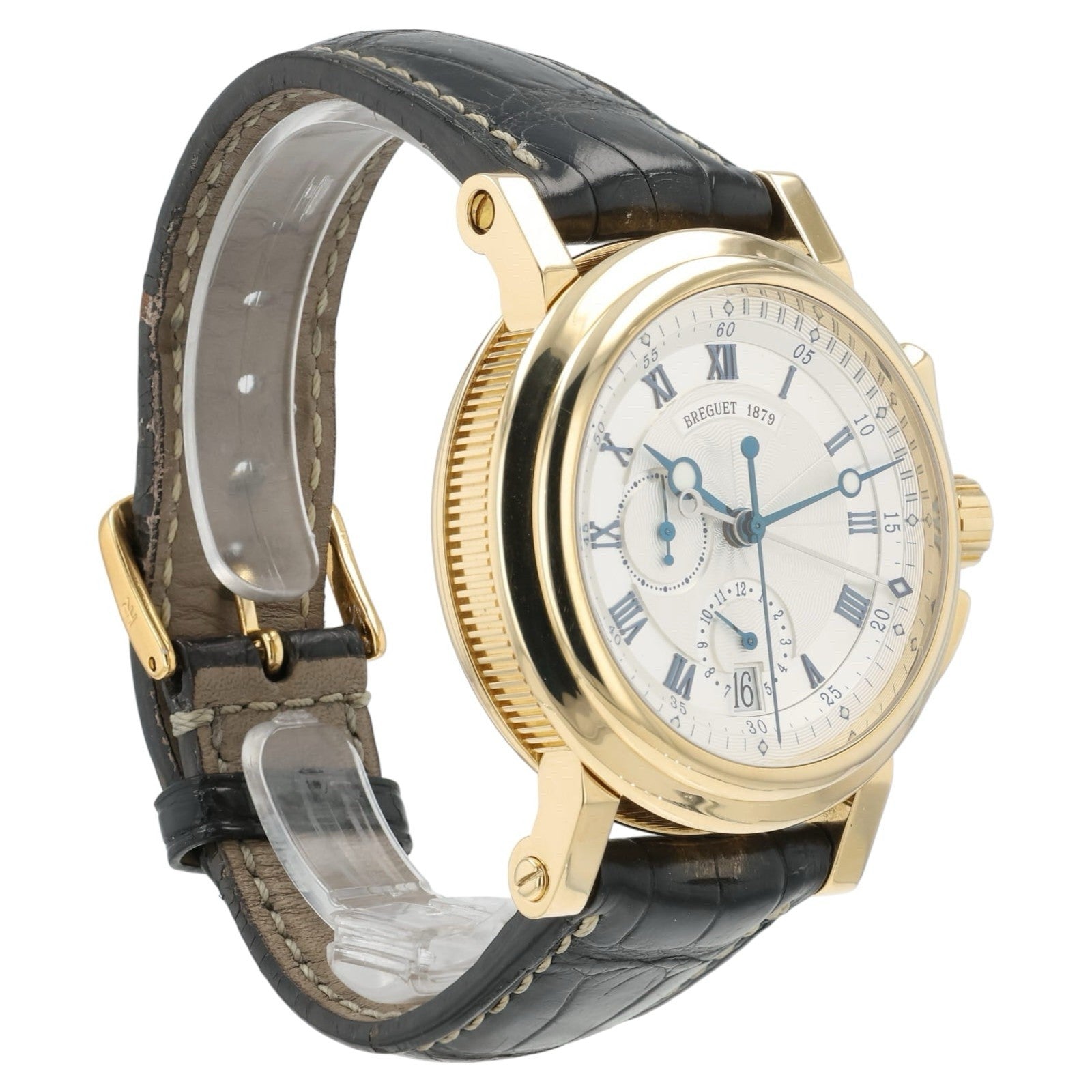 Breguet Marine Silver Dial 18k Yellow Gold 42mm Automatic Men’s Watch 5827
