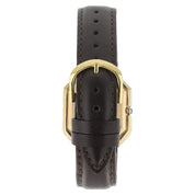 Cartier Cienture Steel-Gold Plated White Dial 30x32mm Manual Wind Unisex Watch