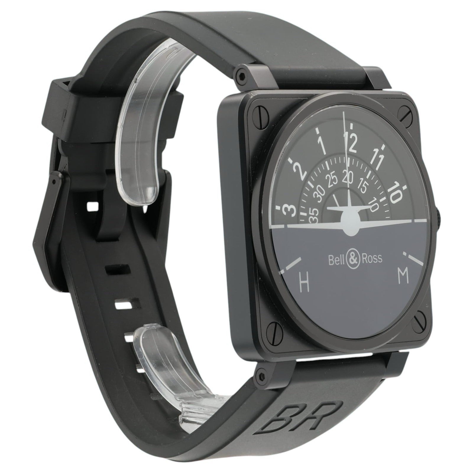 Bell & Ross Turn Coordinator Black Dial Steel 46mm Automatic Men’s BR01-92-STC
