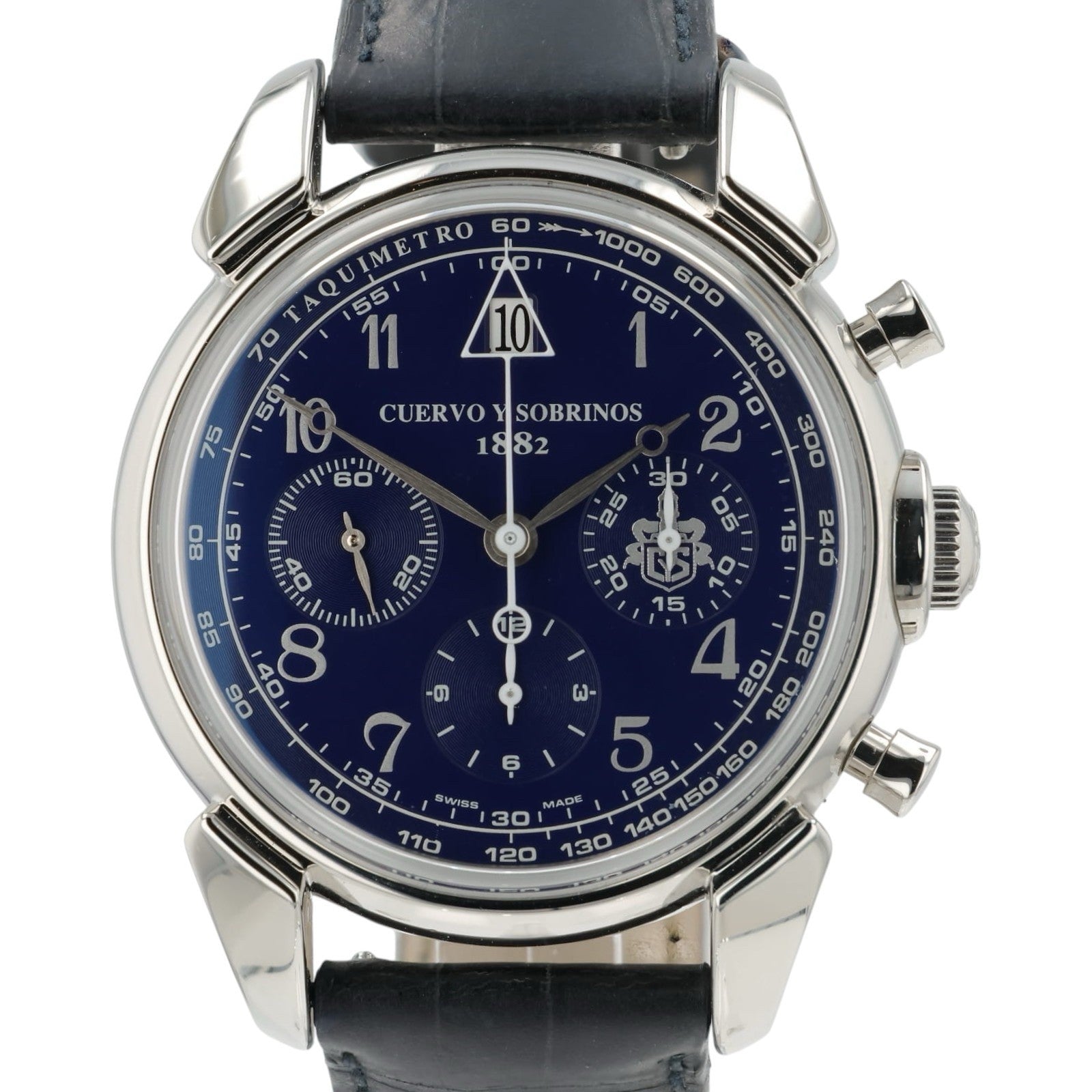Cuervo Y Sabrinos Historiador Blue Dial Steel 42mm Automatic Men’s Watch 3142