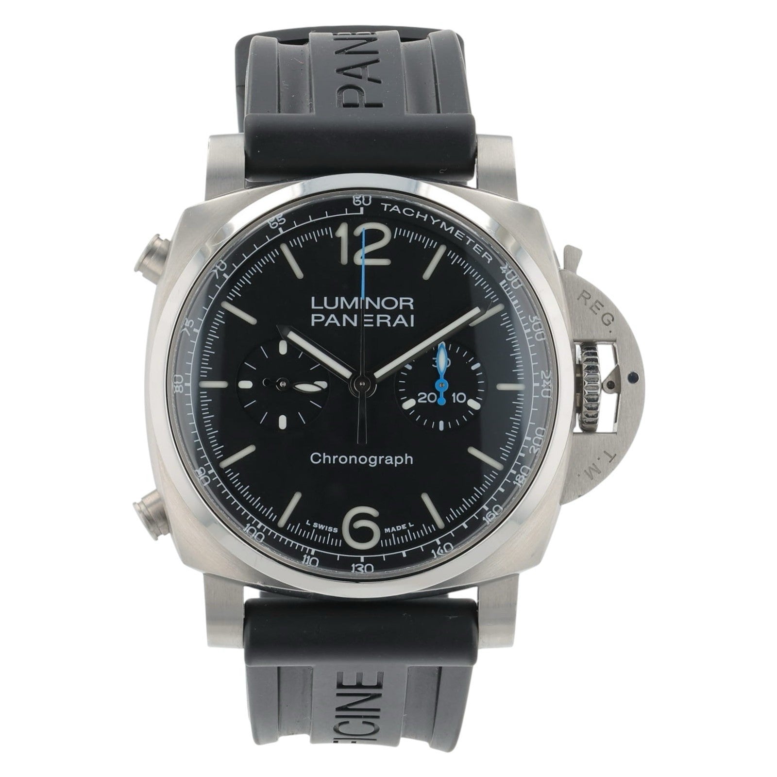 Panerai Luminor Chrono Stainless Steel Black Dial 44mm Automatic Men’s PAM01109