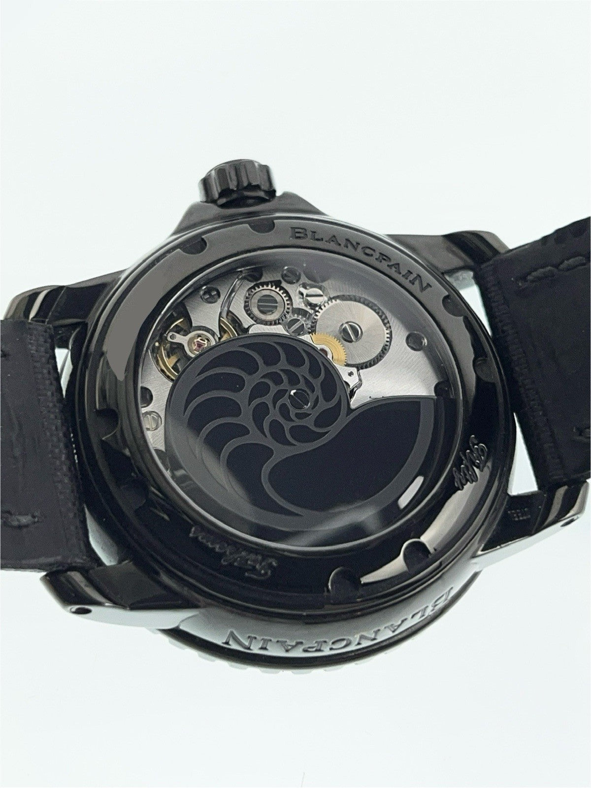 Blancpain Fifty Fathoms Steel Black Dial 45mm Automatic Mens Watch 5015