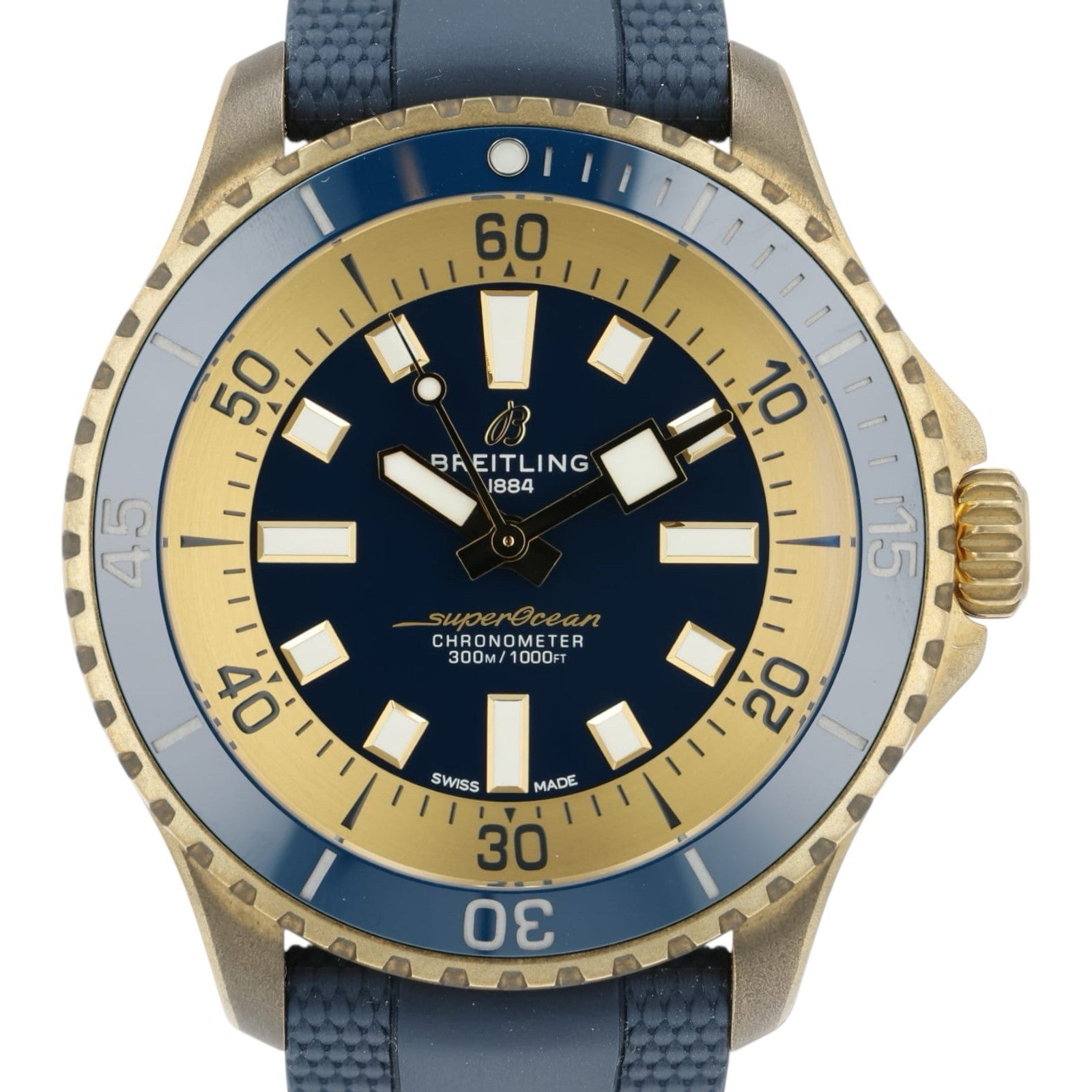 Breitling Bronze SuperOcean Blue Dial 44mm Automatic Men’s Watch N17376