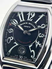 Franck Muller Conquistador Steel Black Dial 34mm Automatic Men’s Watch 8000SC