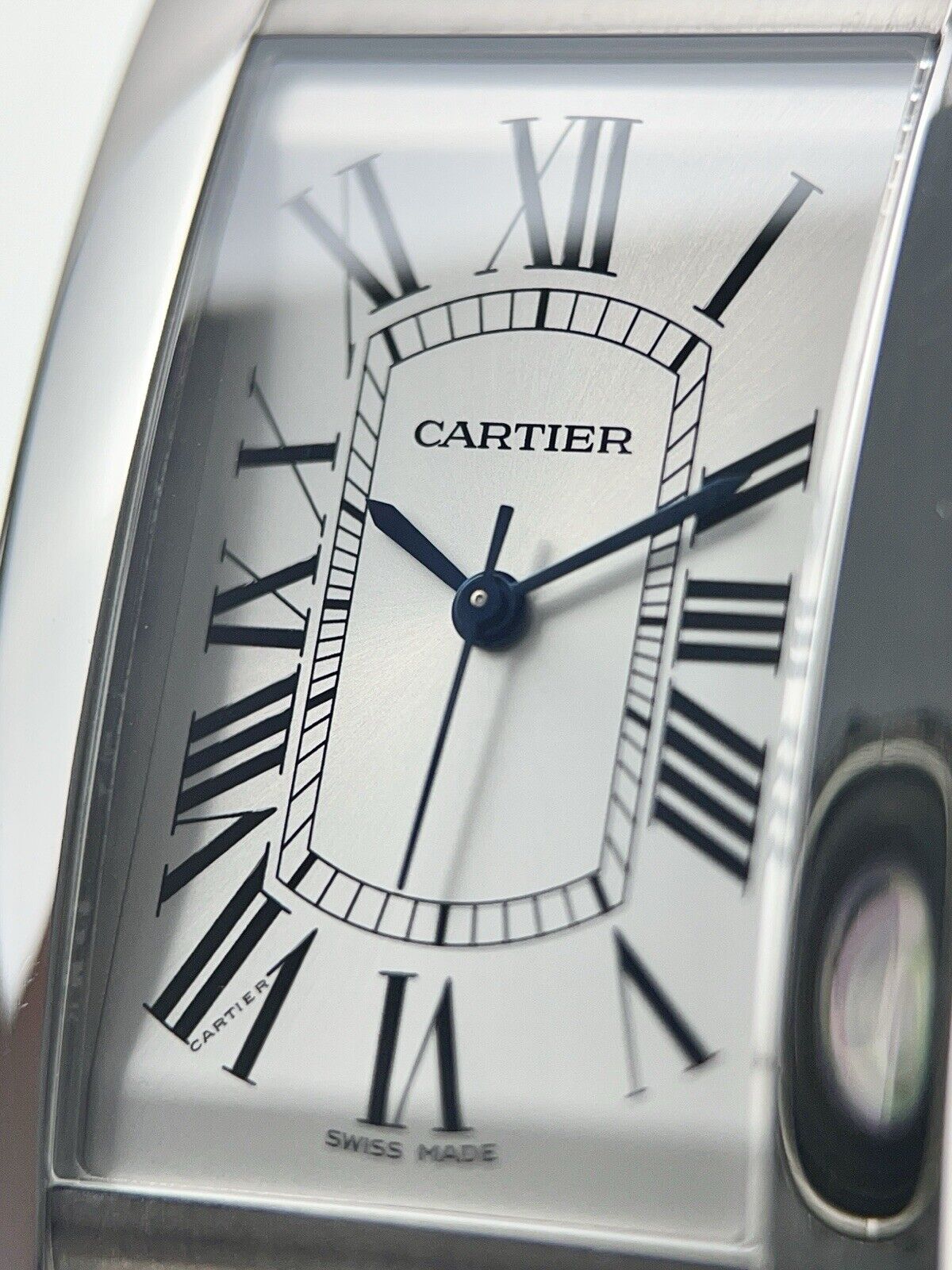 Cartier Tank Americaine Stainless Steel 27mm Automatic Men’s Watch WSTA0018