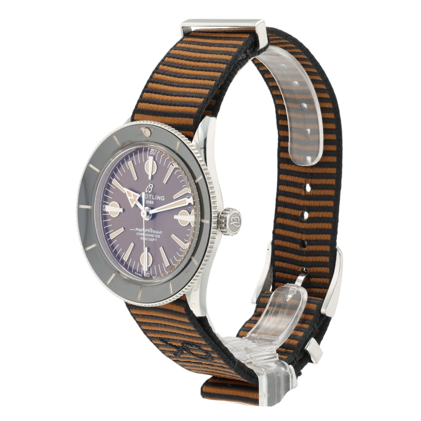 Breitling Superocean Outerknown Brown Dial Steel 42mm Automatic Mens A10370