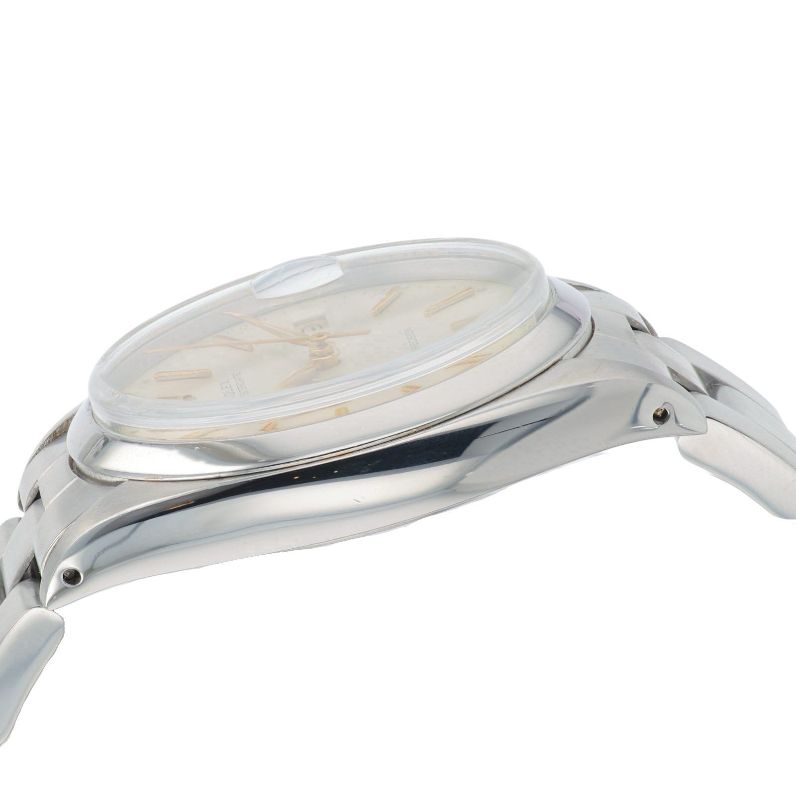 Rolex Oysterdate Precision Steel Silver Dial 34mm Manual Wind Men’s Watch 6694