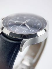 Baume & Mercier Capeland Stainless Steel Blue Dial 44mm Automatic Mens 65716