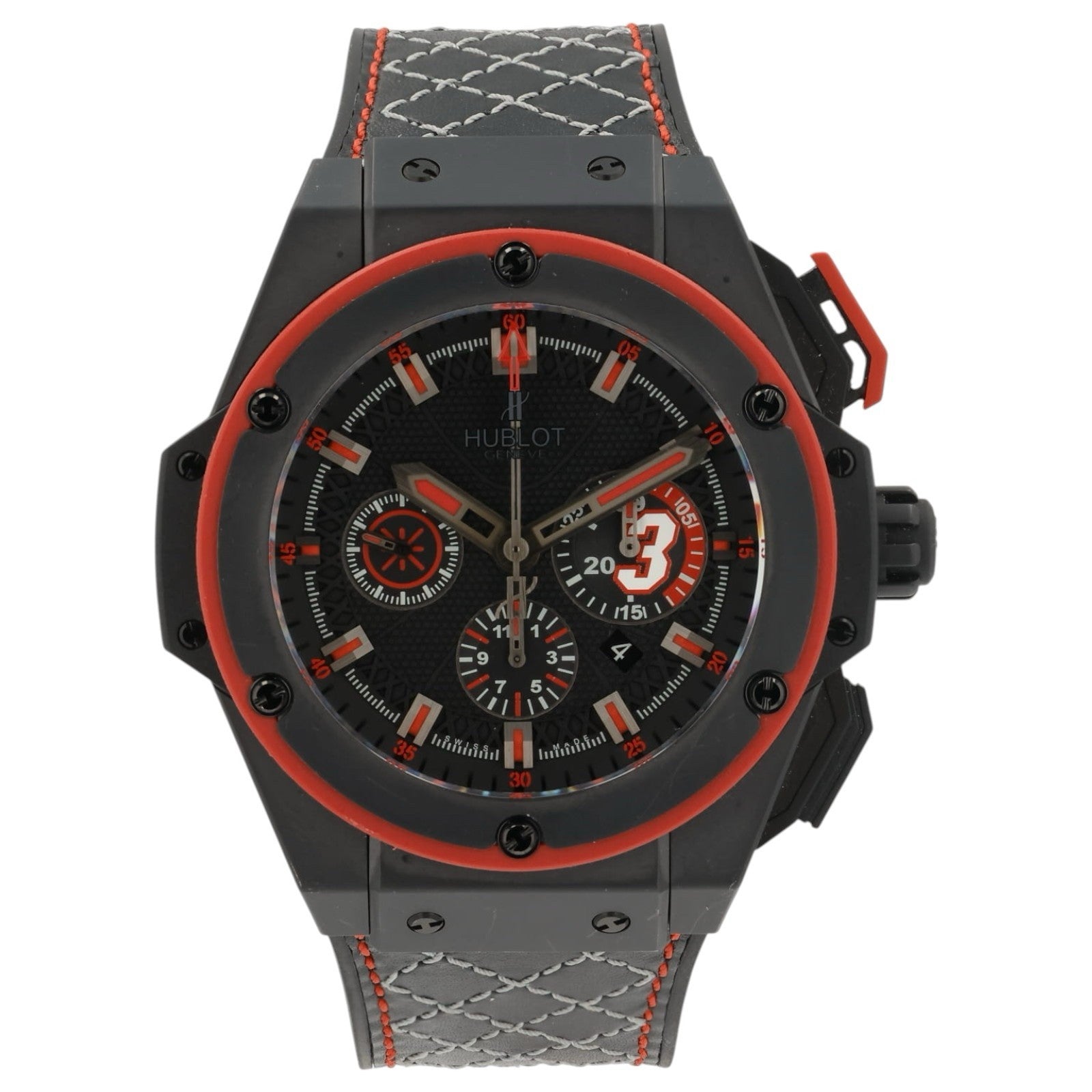 Hublot King Power Dwayne Wade Black Dial Ceramic 48mm Mens 703.CI.1123.VR.DWD11