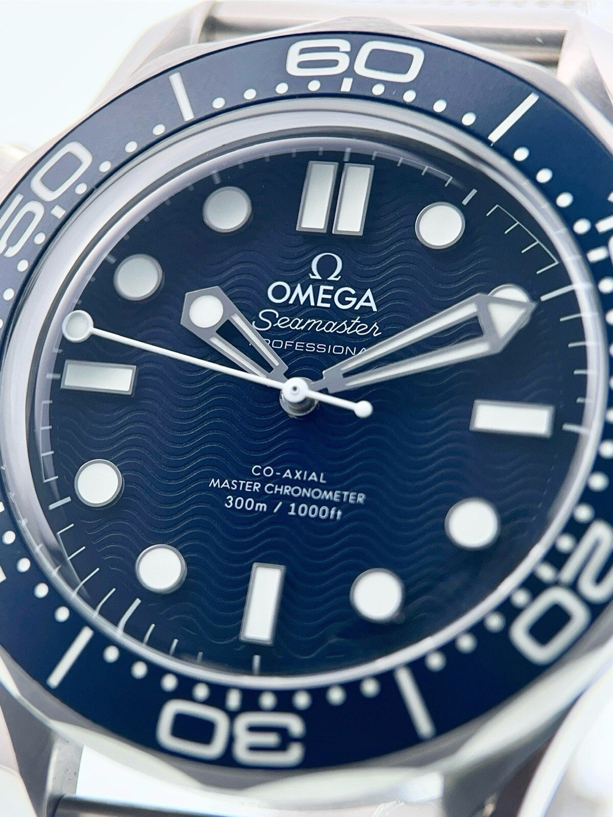 Omega Seamaster Diver 300M James Bond 60th Anniversary Blue Dial 42mm