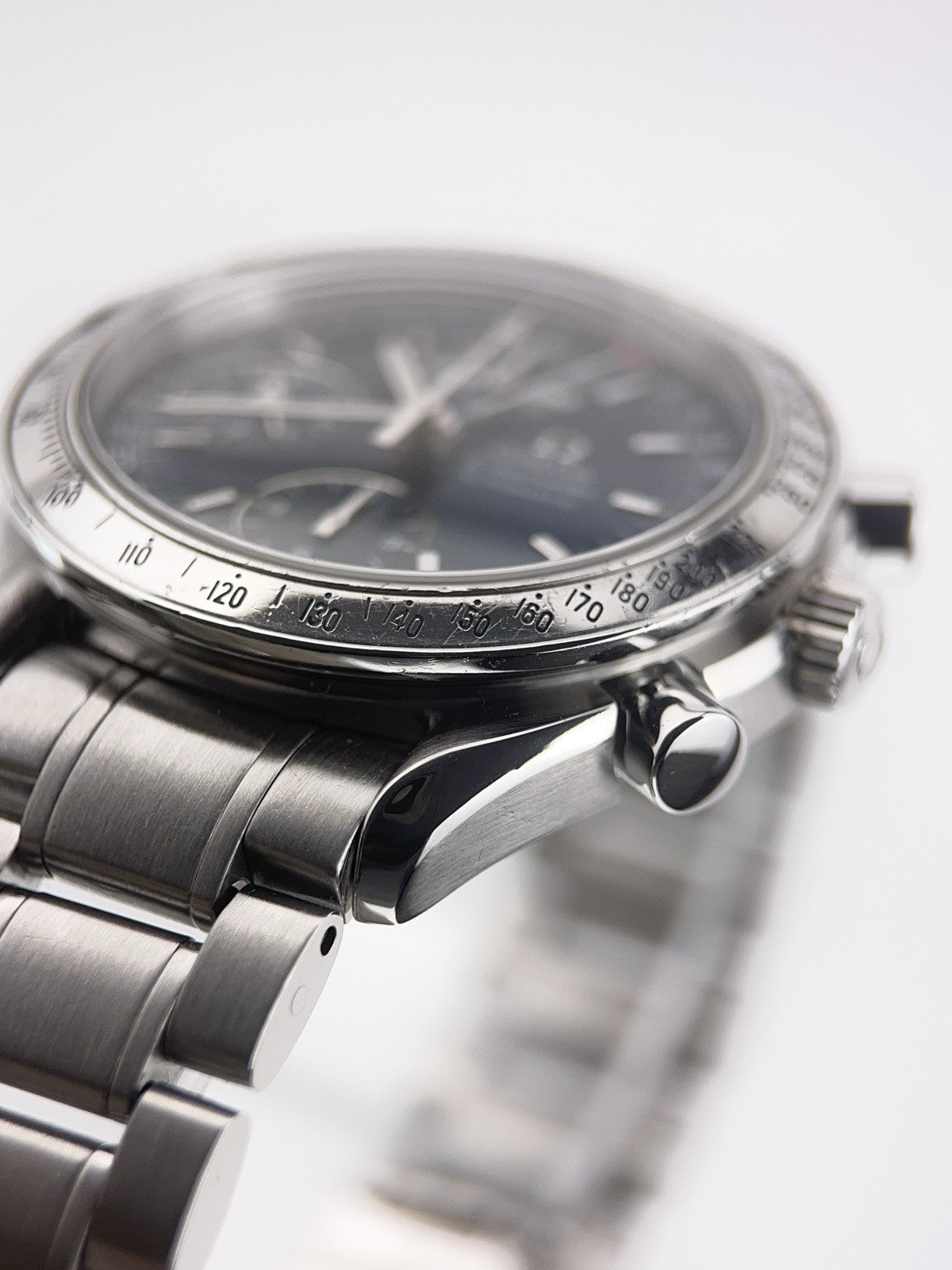 Omega Speedmaster Triple Date Blue Dial 39mm Automatic Men’s Steel Watch 3523.80