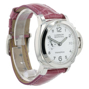 Panerai Luminor White Dial Stainless Steel 42mm Automatic Men’s Watch PAM00523