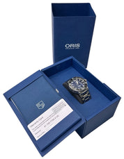 Oris Aquis Date Stainless Steel Blue Dial 44mm Automatic Mens Watch 7730