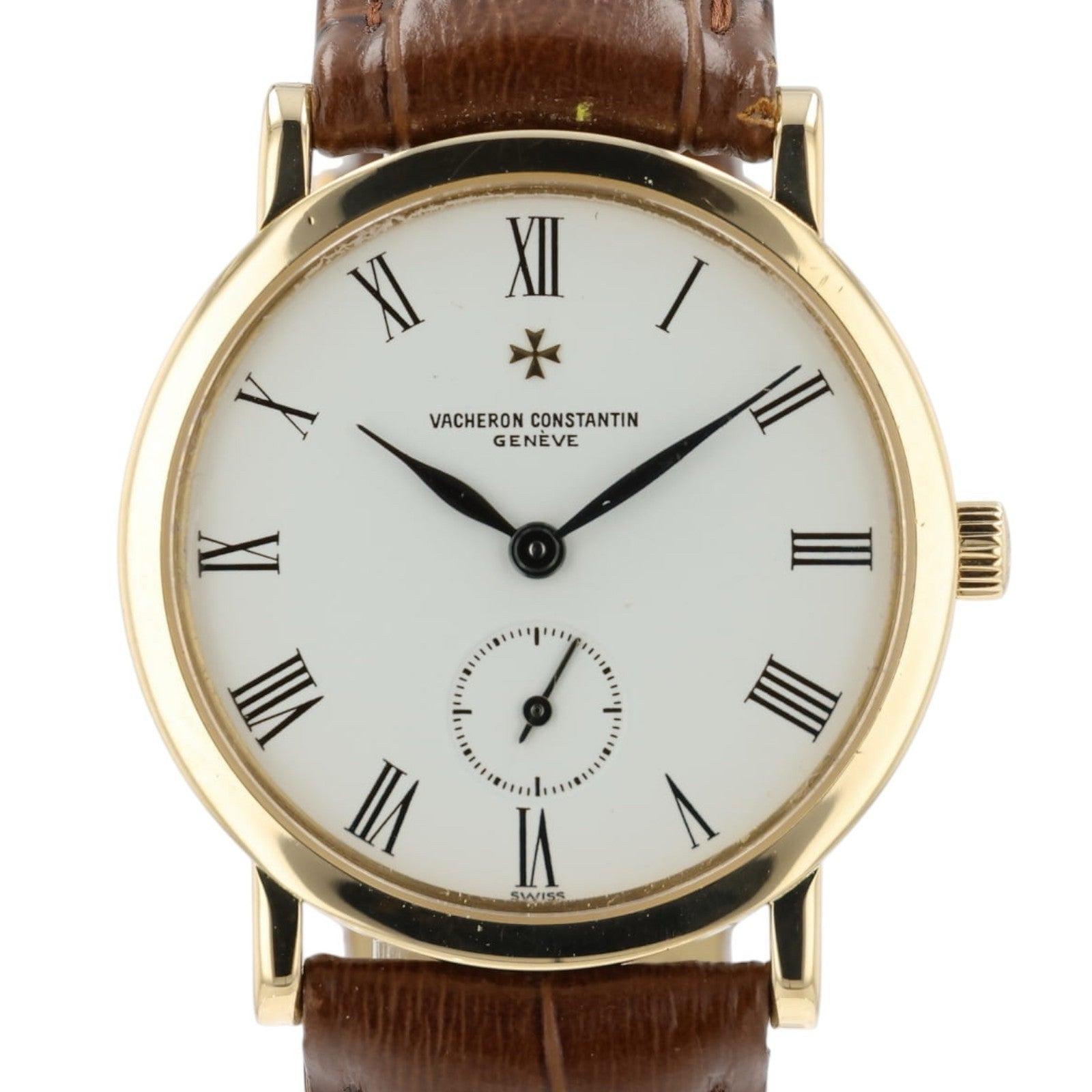 Vacheron Constantin Patrimony White Dial 18k Yellow Gold 32mm Manual Wind 92240