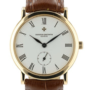 Vacheron Constantin Patrimony White Dial 18k Yellow Gold 32mm Manual Wind 92240