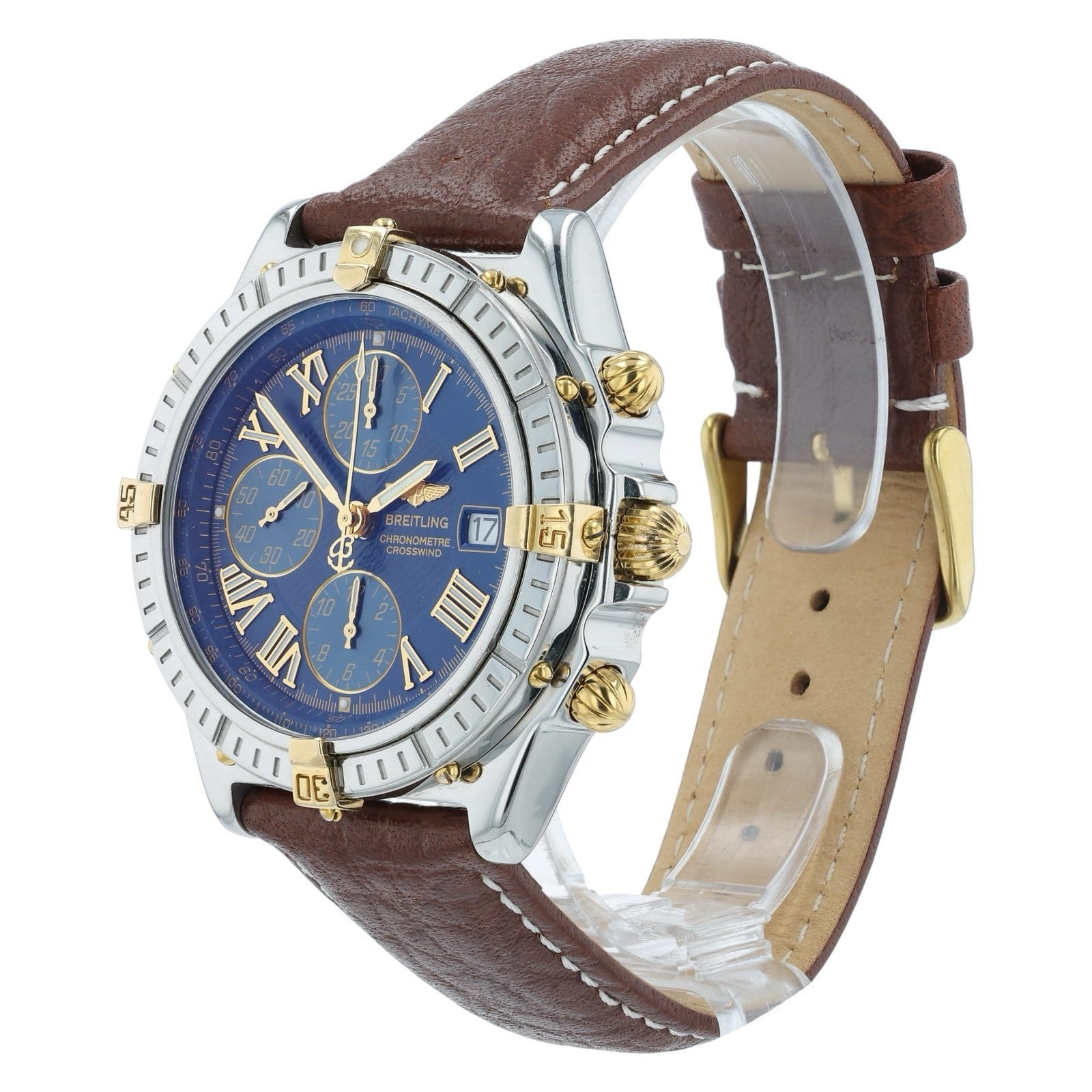 Breitling Crosswind Blue Dial Gold & Steel 43mm Automatic Men’s Watch B13355