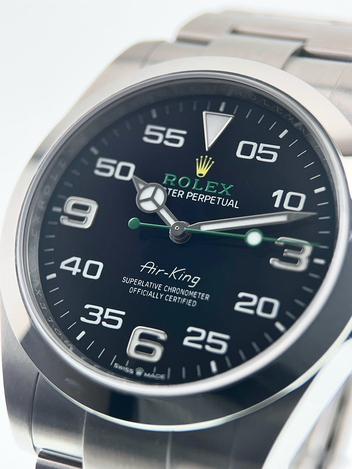 2024 Rolex Air King Stainless Steel Black Dial 40mm Automatic Men’s Watch 126900