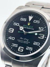 2024 Rolex Air King Stainless Steel Black Dial 40mm Automatic Men’s Watch 126900