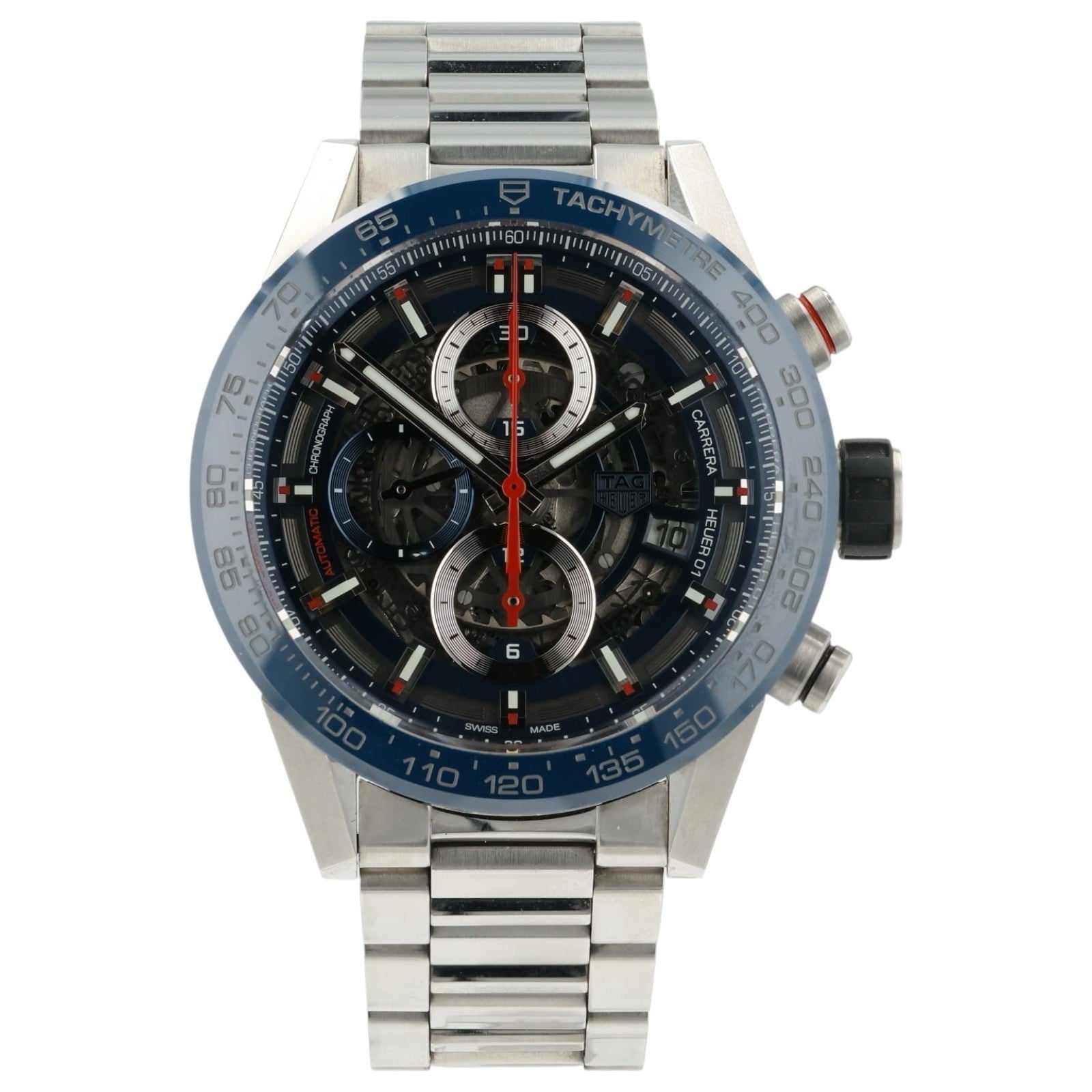 Tag Heuer Carrera Skeleton Dial Stainless Steel 43mm Automatic Men’s CAR201T