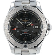 Breitling Colt GMT Stainless Steel Black Dial 40mm Automatic Mens Watch A32350