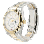 Rolex Sky-Dweller White Dial Gold & Steel 42mm Automatic Men’s Watch 326933