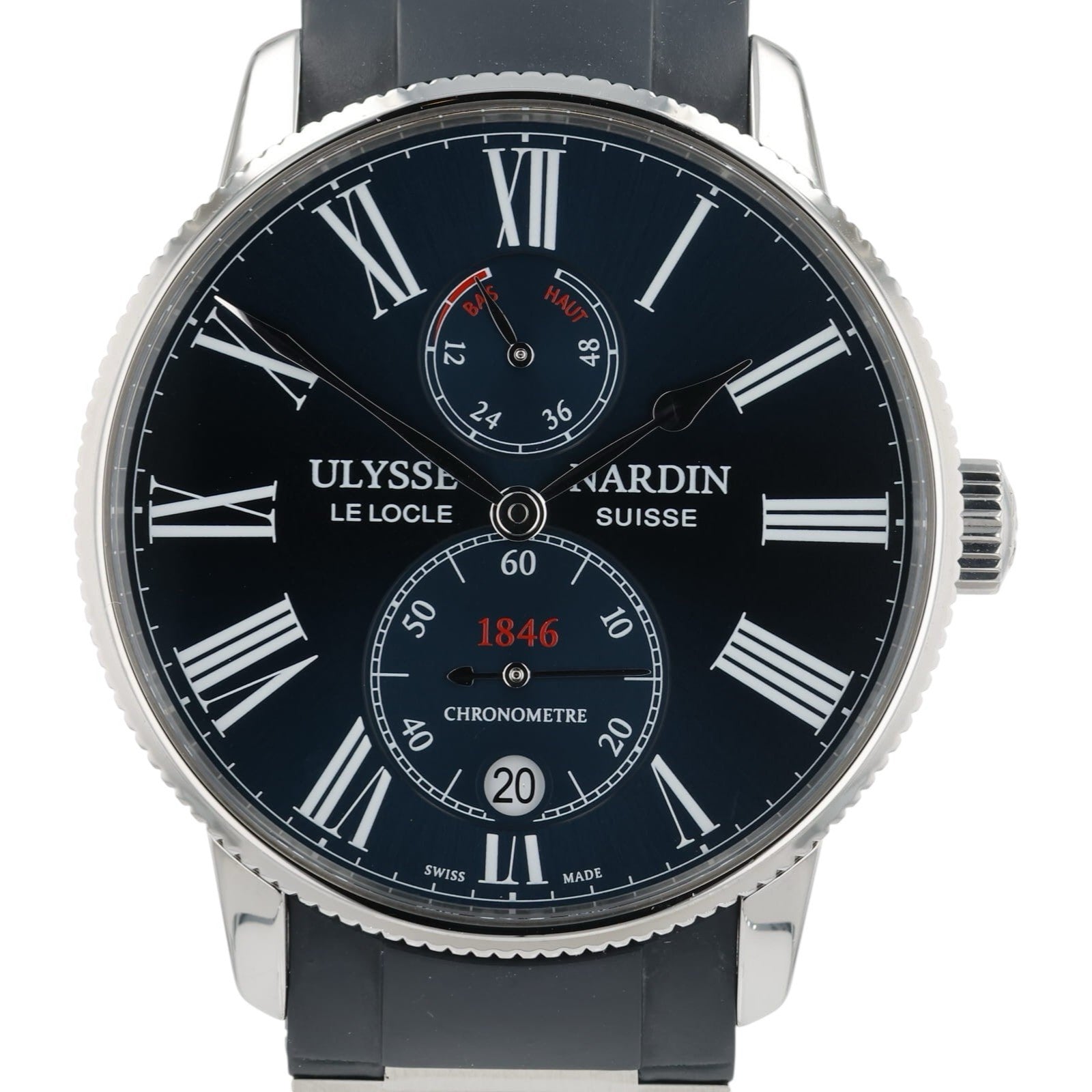 Ulysse Nardin Marine Torpilleu Blue Dial Steel 42mm Automatic Men’s 1183-310