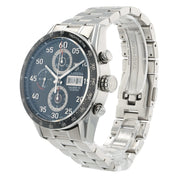 Tag Heuer Carrera Calibre Stainless Steel Black Dial 43mm Automatic Mens CV2A10