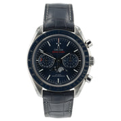 Omega Speedmaster Moonphase Steel Blue Dial 44.25mm Mens 304.33.44.52.03.001