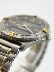 Breitling Aerospace Titanium Grey Dial 40mm Quartz Movement Mens Watch F56062