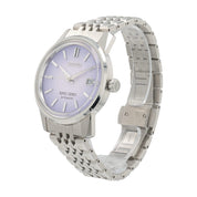 Seiko King Stainless Steel Purple Dial 38mm Automatic Men’s Watch SDKA015
