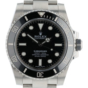 Rolex Submariner Stainless Steel Black Dial 40mm Automatic Movement Mens 114060