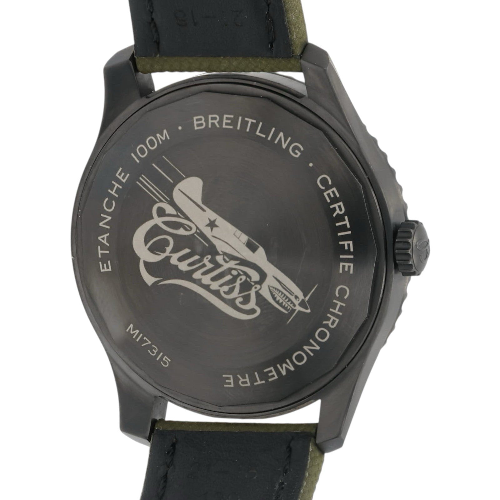 Breitling Curtiss Warhawk Green Dial Stainless Steel 41mm Automatic Men’s M17315
