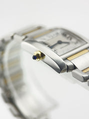 Cartier Tank Francaise 18K Yellow Gold Steel Quartz Ladies Watch W51007Q4
