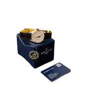 NEW Breitling Premier B25 Datora 18k Rose Gold Cream Dial 42mm Automatic RB2510