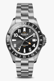 NEW 2026 Shinola Monster GMT Automatic 40mm Black Dial Steel Watch S0120267028