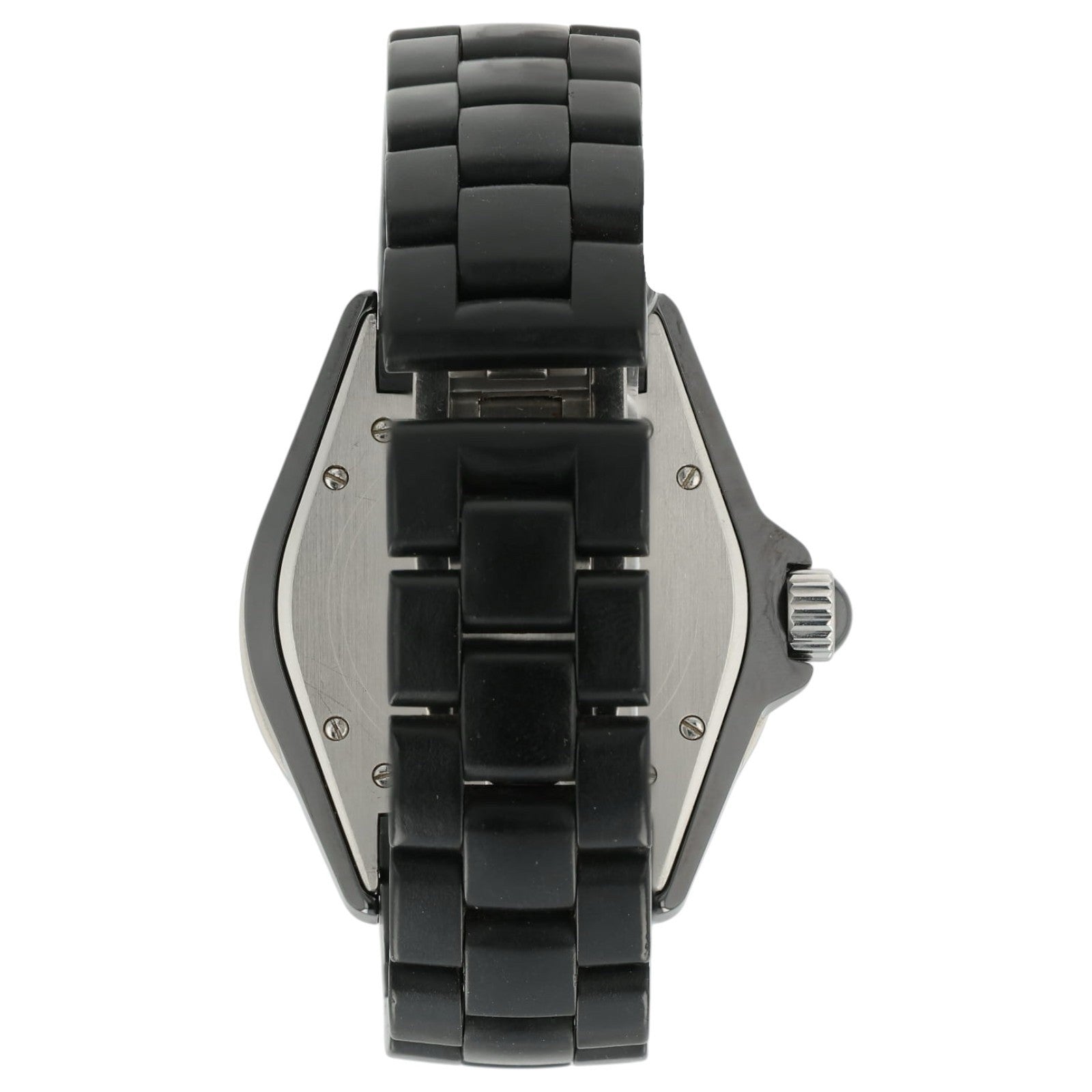 Chanel J12 Black Dial Stainless Steel 39mm Automatic Women's Watch - Box/Papers