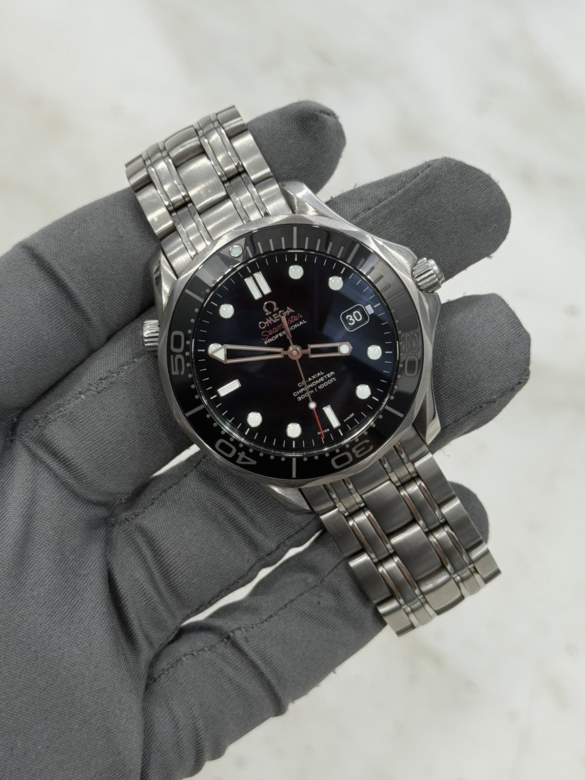 Omega Seamaster Diver 300 Steel Black Dial 41mm Auto Watch 212.30.41.20.01.003