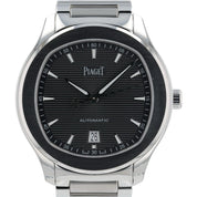 Piaget Polo Date Black Dial Stainless Steel 42mm Automatic Movement Mens P11268