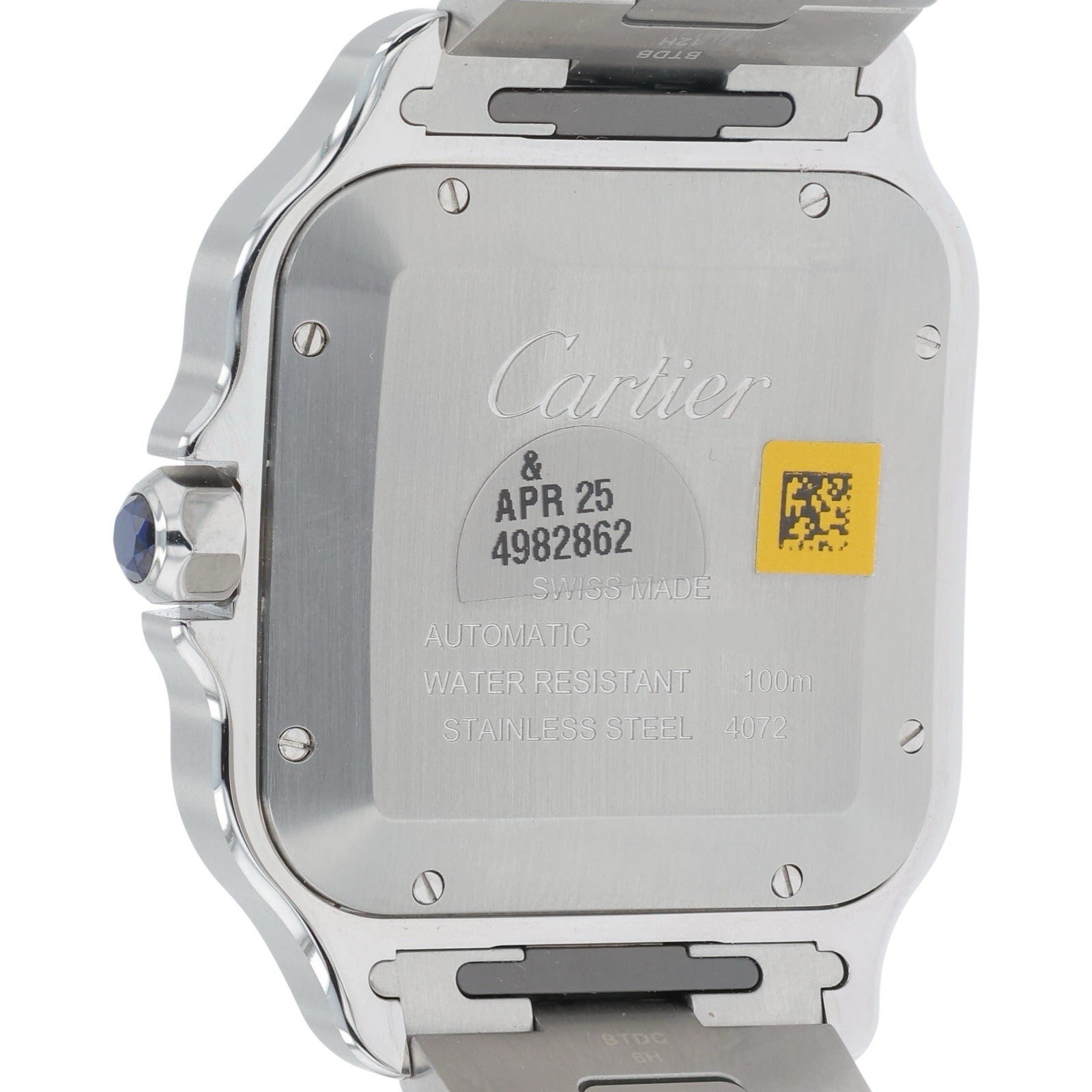 Cartier Santos Large Stainless Steel Green Dial 39mm Automatic Men’s WSSA0062