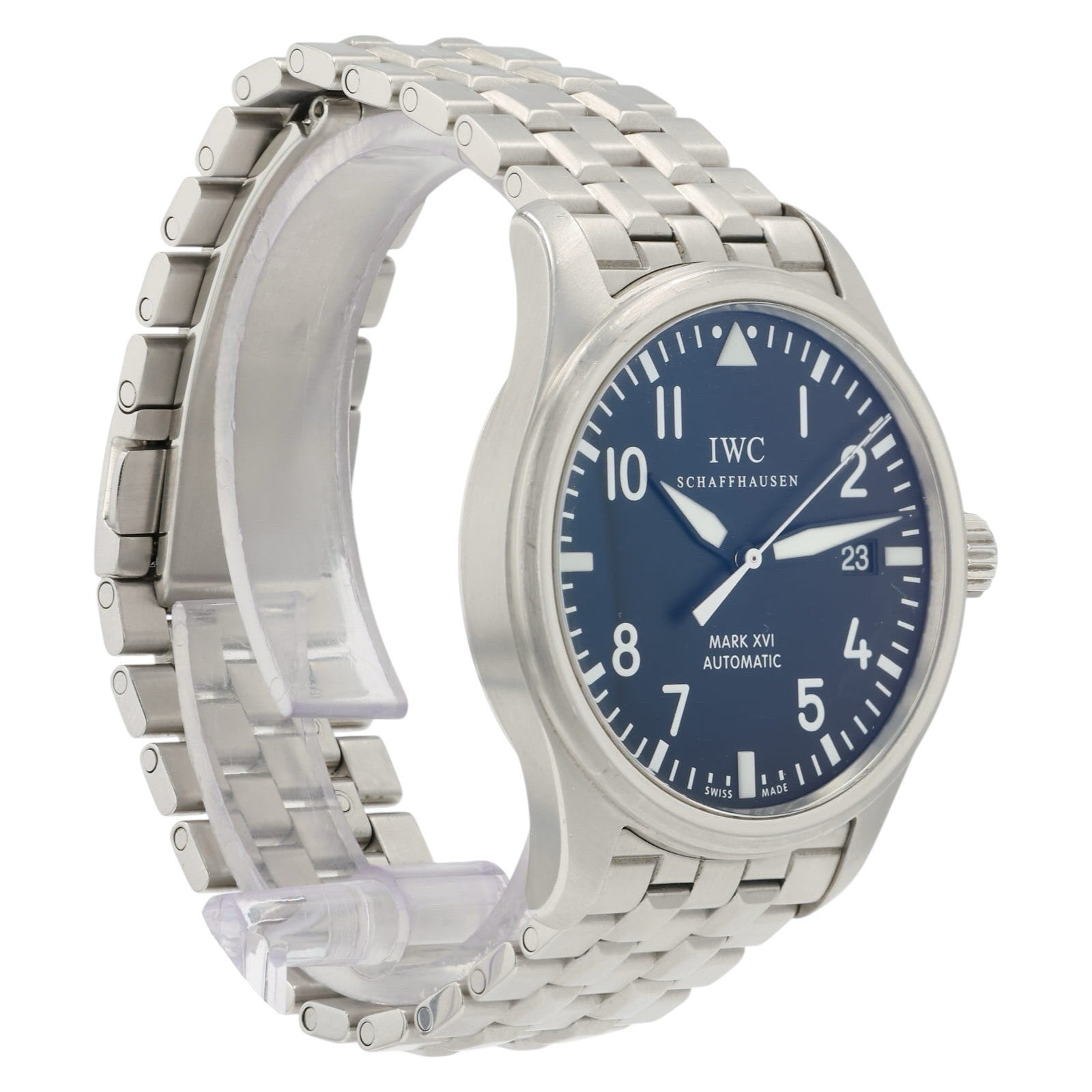 IWC Pilot Mark XVI Black Dial Stainless Steel 39mm Automatic Mens Watch IW325504