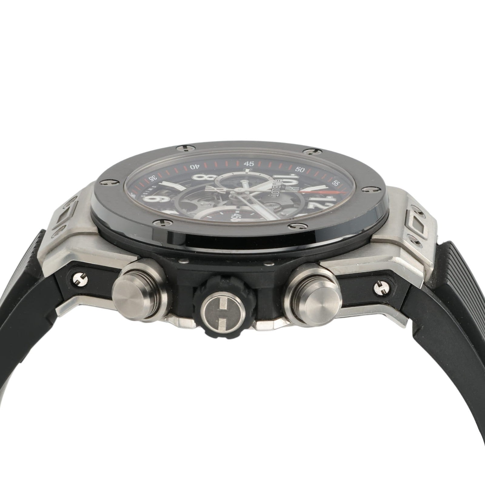 Hublot Big Bang Matte Skeleton Dial Titanium 45mm Automatic Mens 411.NM.1170.RX