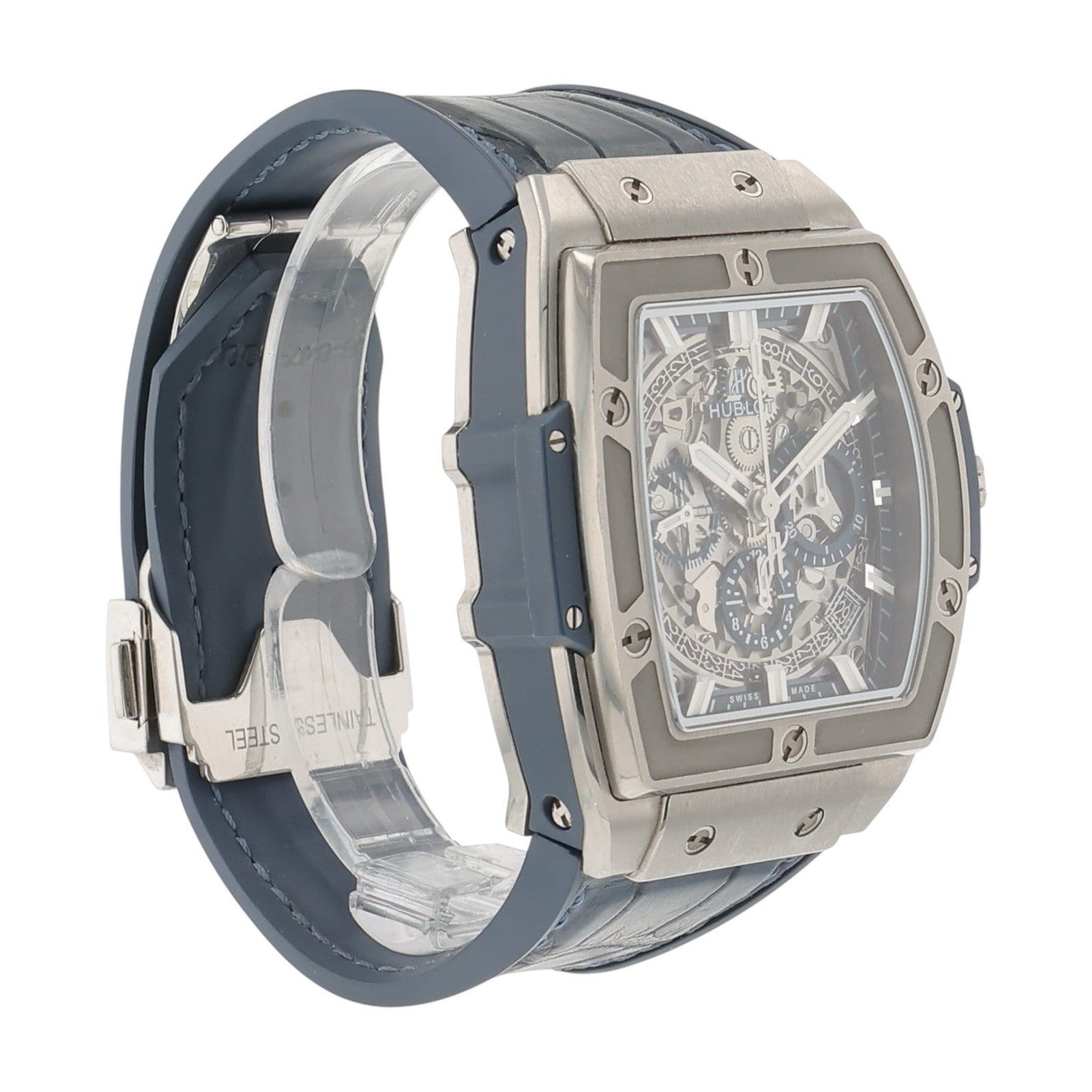 Hublot Spirit Of Big Bang Titanium Skeleton Dial 42mm Auto Mens 601.NX.7170.LR