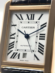 Cartier Tank Solo XL 18k Rose Gold Automatic Men’s Watch 3514