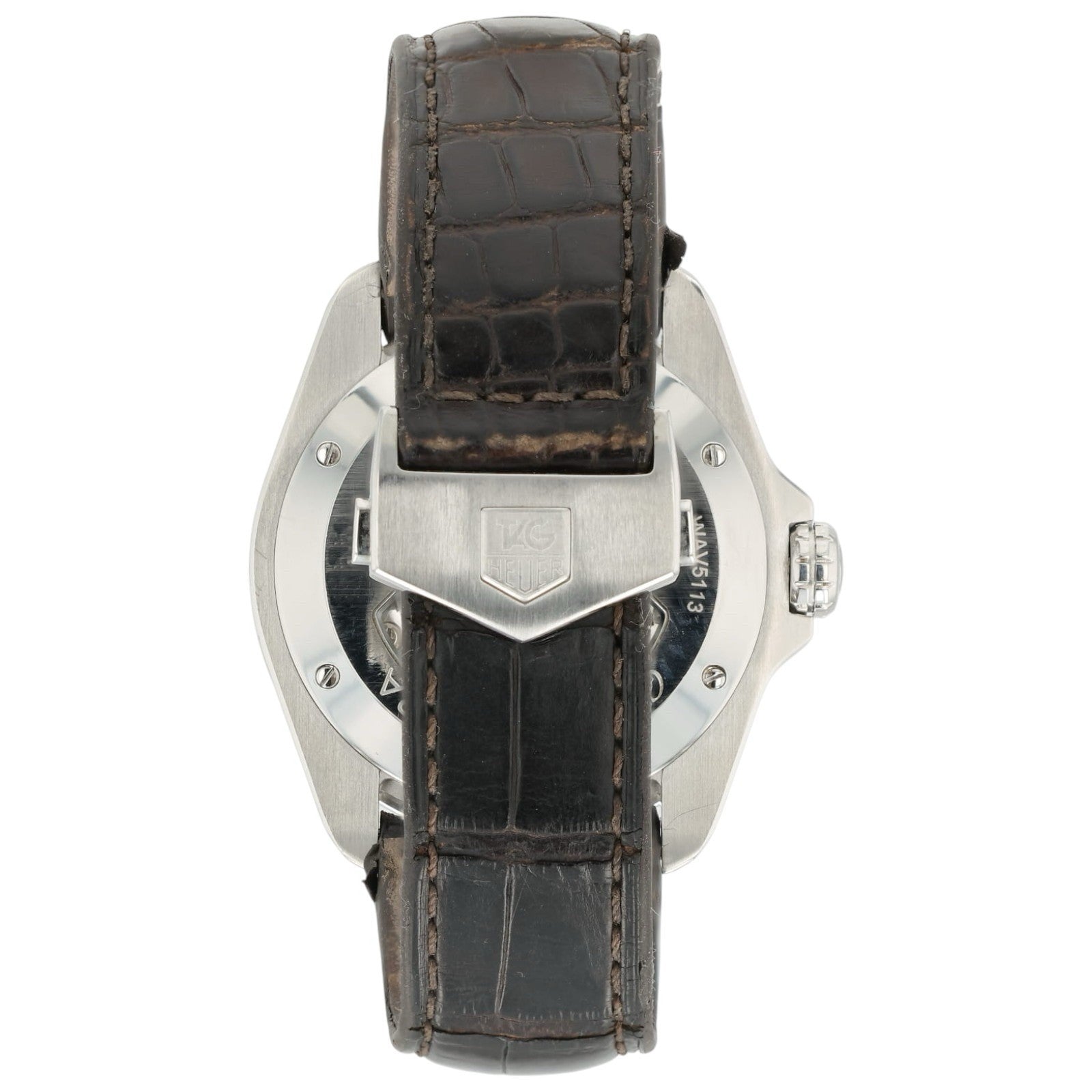 Tag Heuer Grand Carrera Brown Dial Steel 43mm Automatic Men’s Watch WAV5113