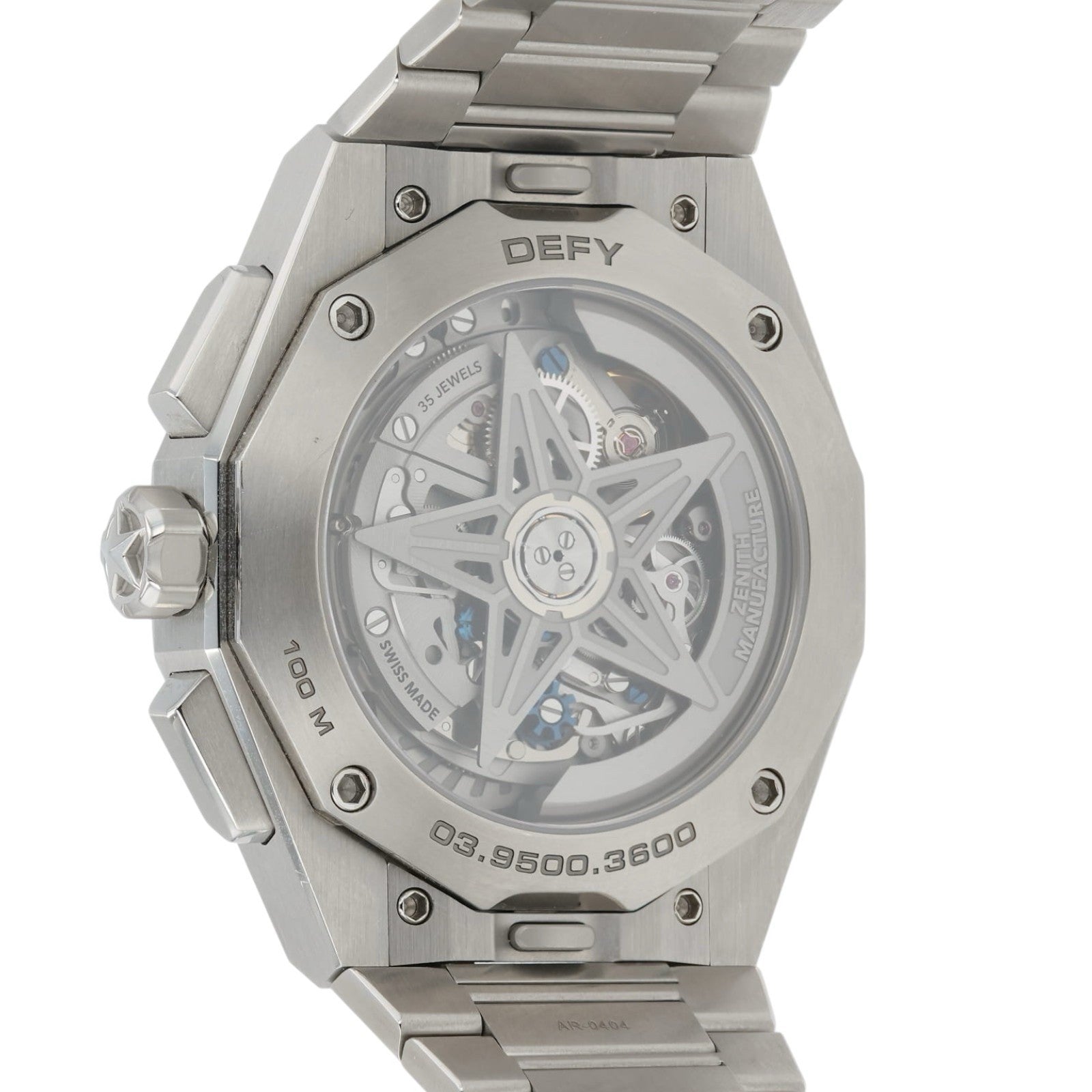 Zenith Defy Skyline Black Dial Stainless Steel 42mm Automatic Men’s 03.9500.3600